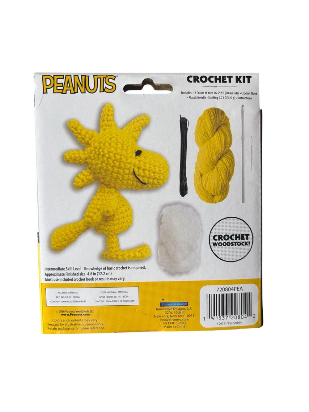 Peanuts Woodstock Crochet Kit - Picture 2 of 3
